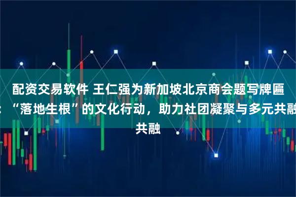 配资交易软件 王仁强为新加坡北京商会题写牌匾：“落地生根”的文化行动，助力社团凝聚与多元共融